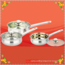 3 PCS Milk Pan Stainless Steel